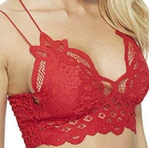 Free people adella bralette size small nwt